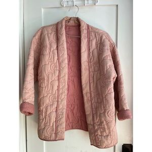Pink Quilted Jacket